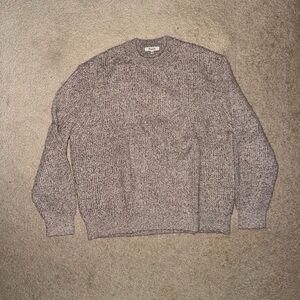 Madewell Men's Heathered Gray Crewneck Sweater